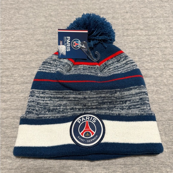 Paris Saint-Germain Blue and White Beanie - Picture 1 of 1